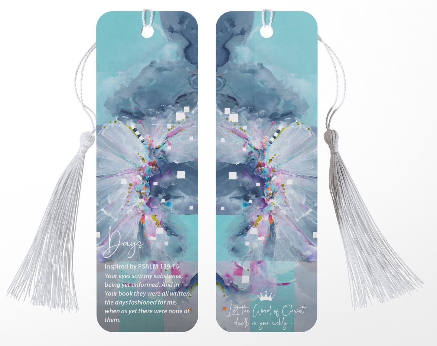 DAYS / Bookmark / With or without Tassel / 2" X 6.5"