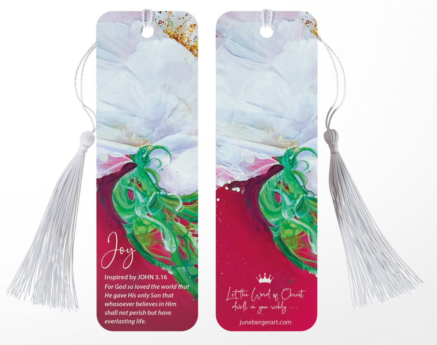 JOY / Bookmark / With or without Tassel / 2" X 6.5"