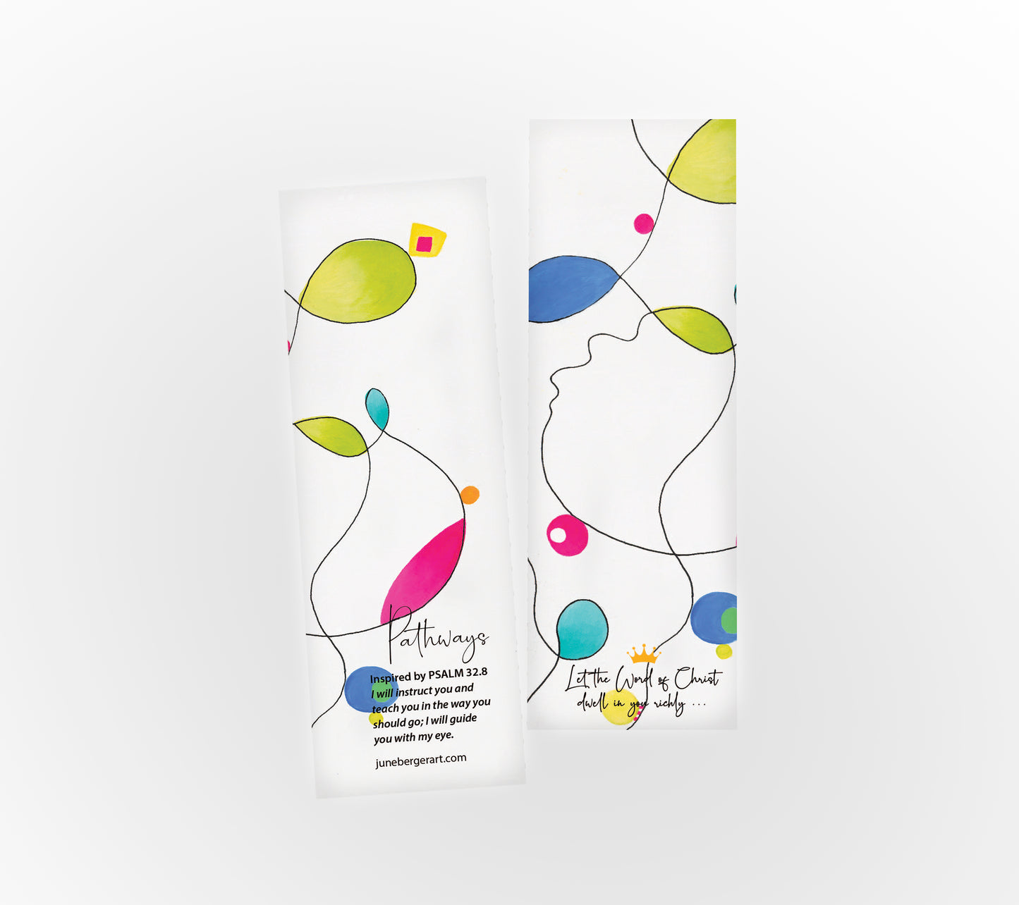PATHWAYS / Bookmark / 2" x 6.5" / No Tassel / Rounded Corners