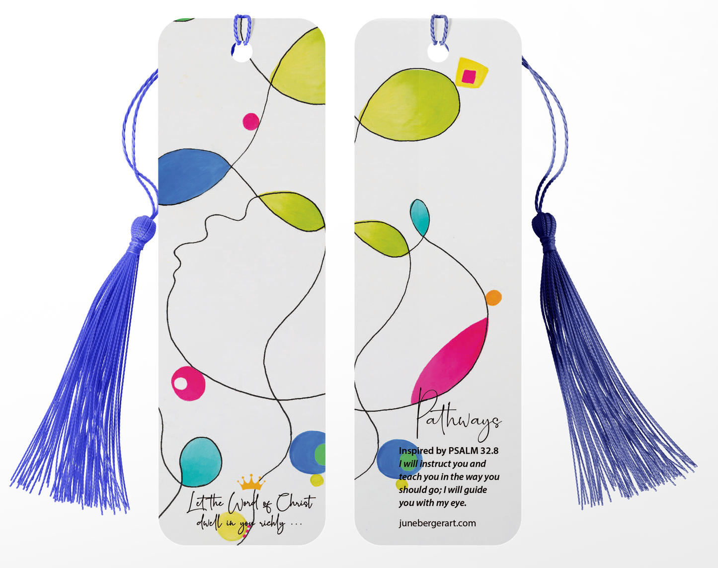 PATHWAYS  /   Bookmark   /  With or without Tassel  /  2" X 6.5"
