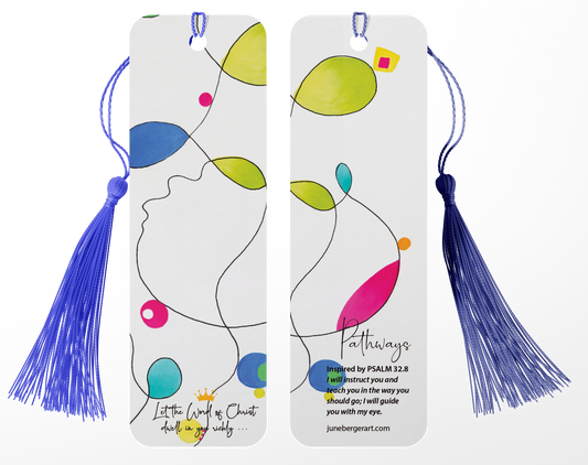 PATHWAYS  /   Bookmark   /  With or without Tassel  /  2" X 6.5"