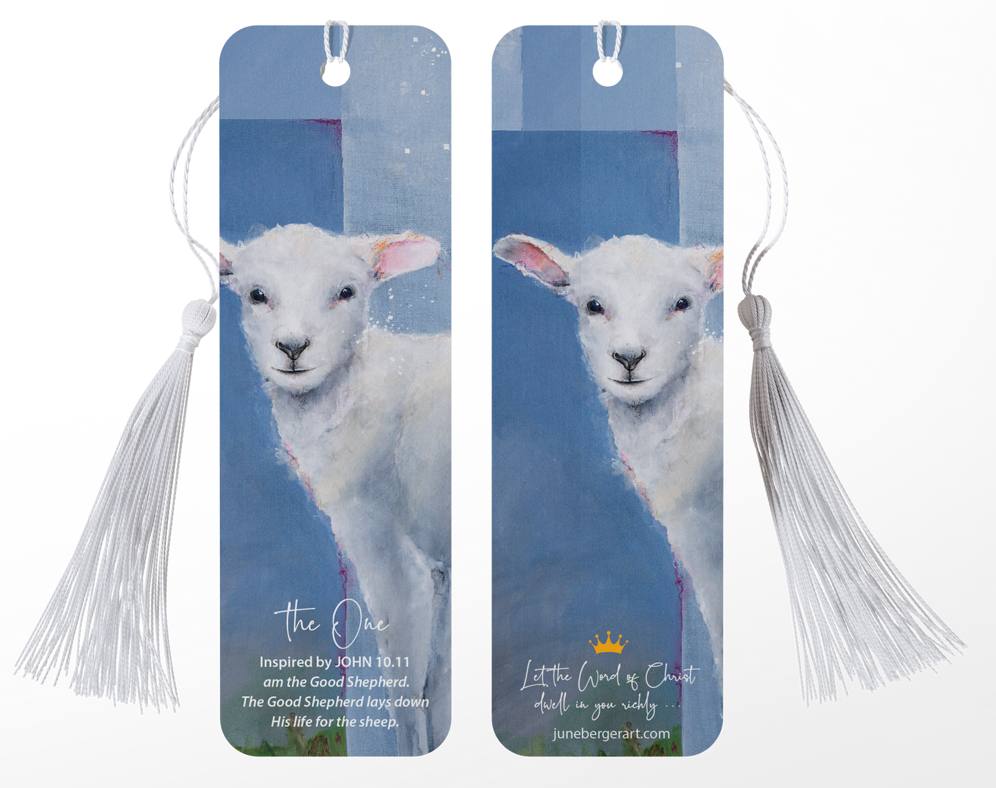 THE ONE  /  Bookmark /  With or without Tassel /  2" X 6.5"