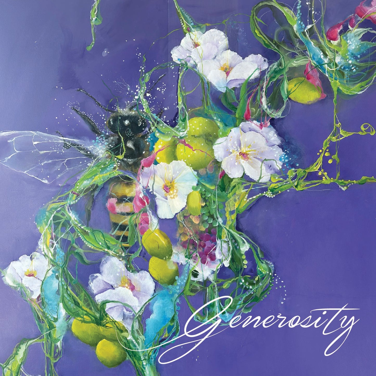 GENEROSITY  /  Greeting Card with Envelope  /  5.5" X 5.5"