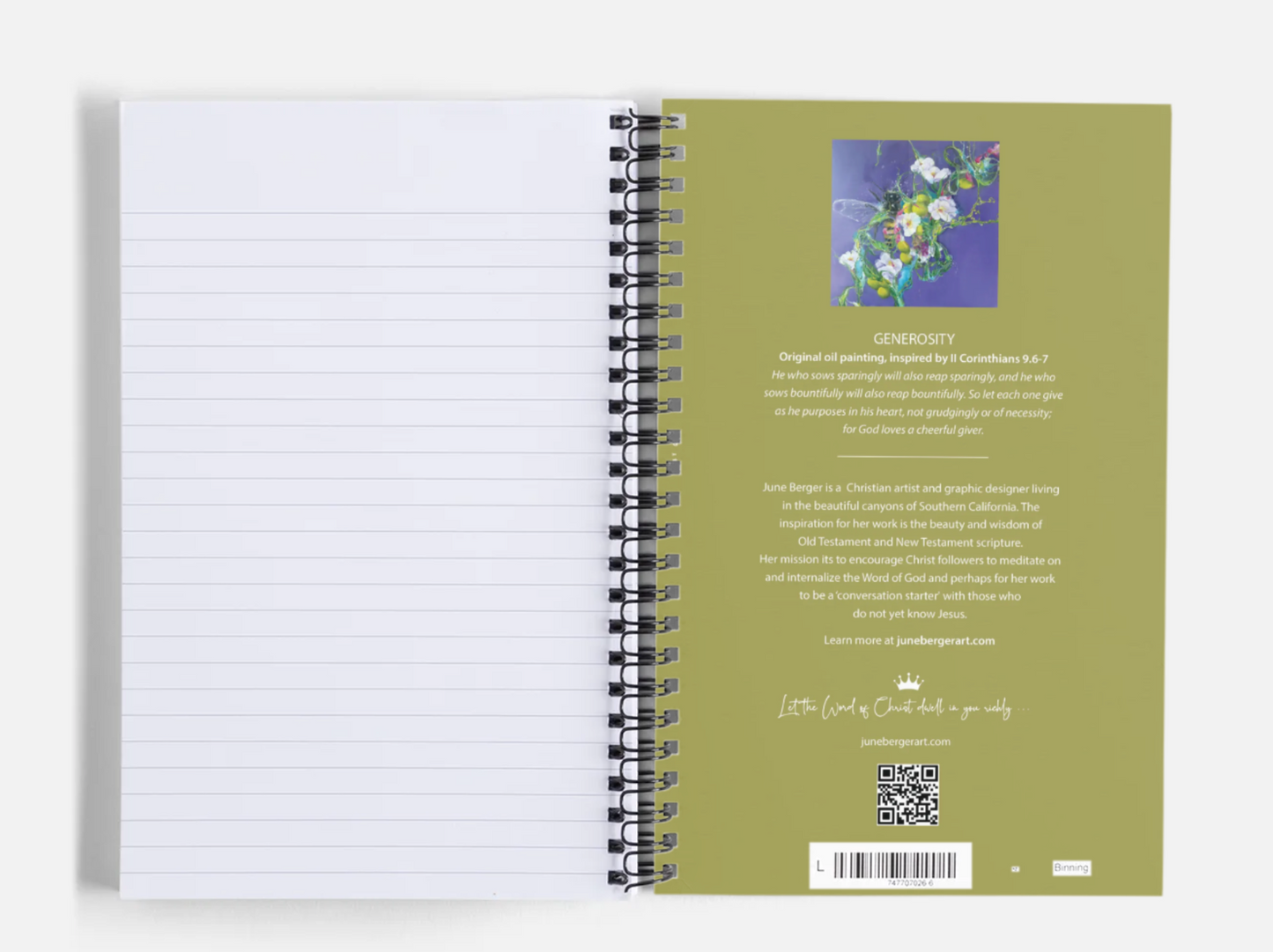 GENEROSITY  / Journal  /  5.5" x 8.5"
