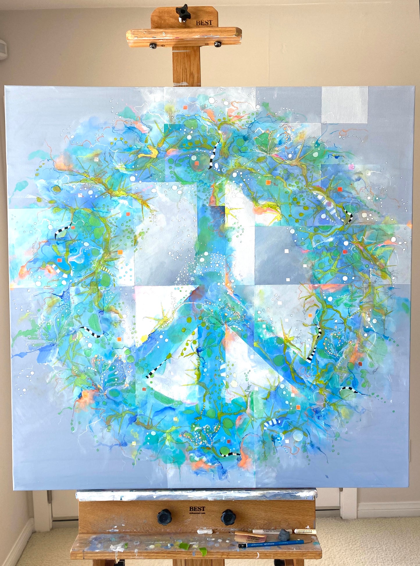 PEACE  /  Original Painting