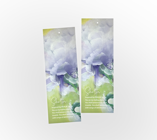 SHELTER / Bookmark / 2" x 5.6" / No Tassel / Rounded Corners
