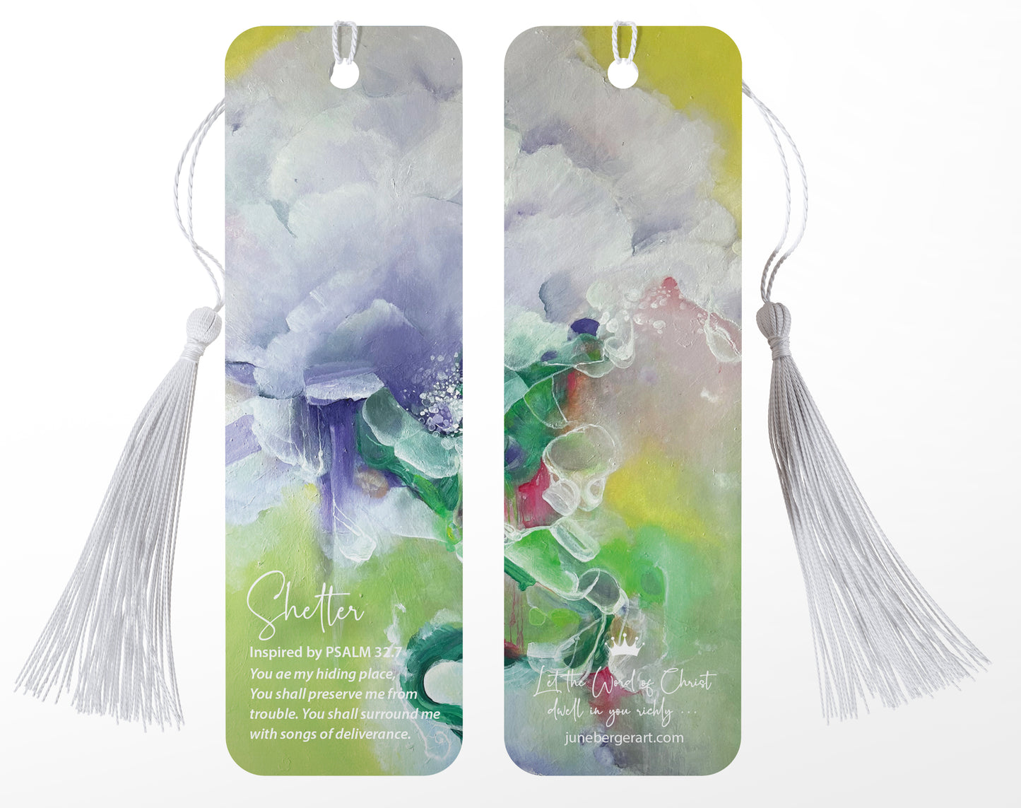 SHELTER  /   Bookmark /  With or without Tassel  /   2" X 6.5"