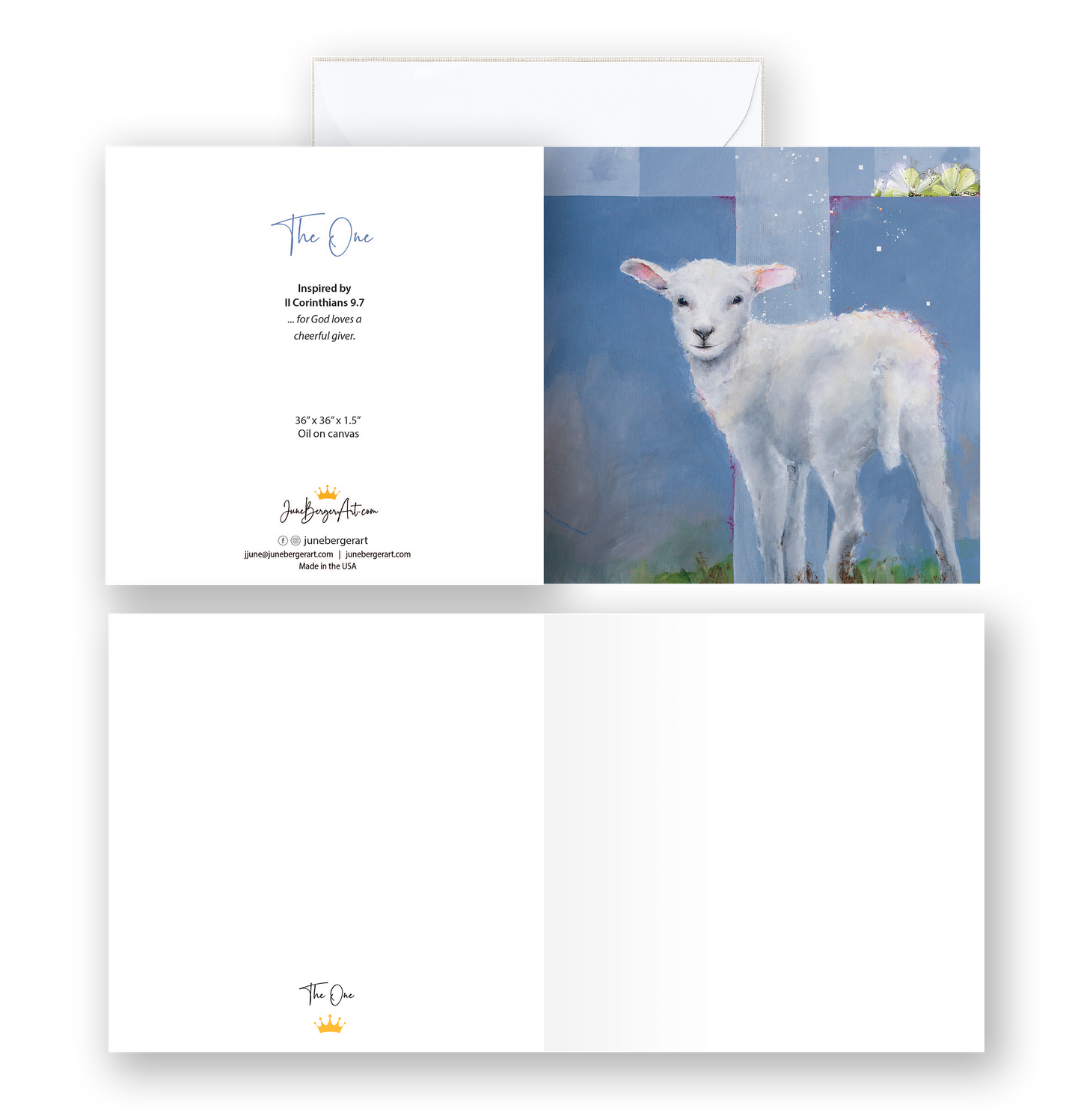 THE ONE  /  Greeting Card with Envelope  /  5.5" x 5.5"